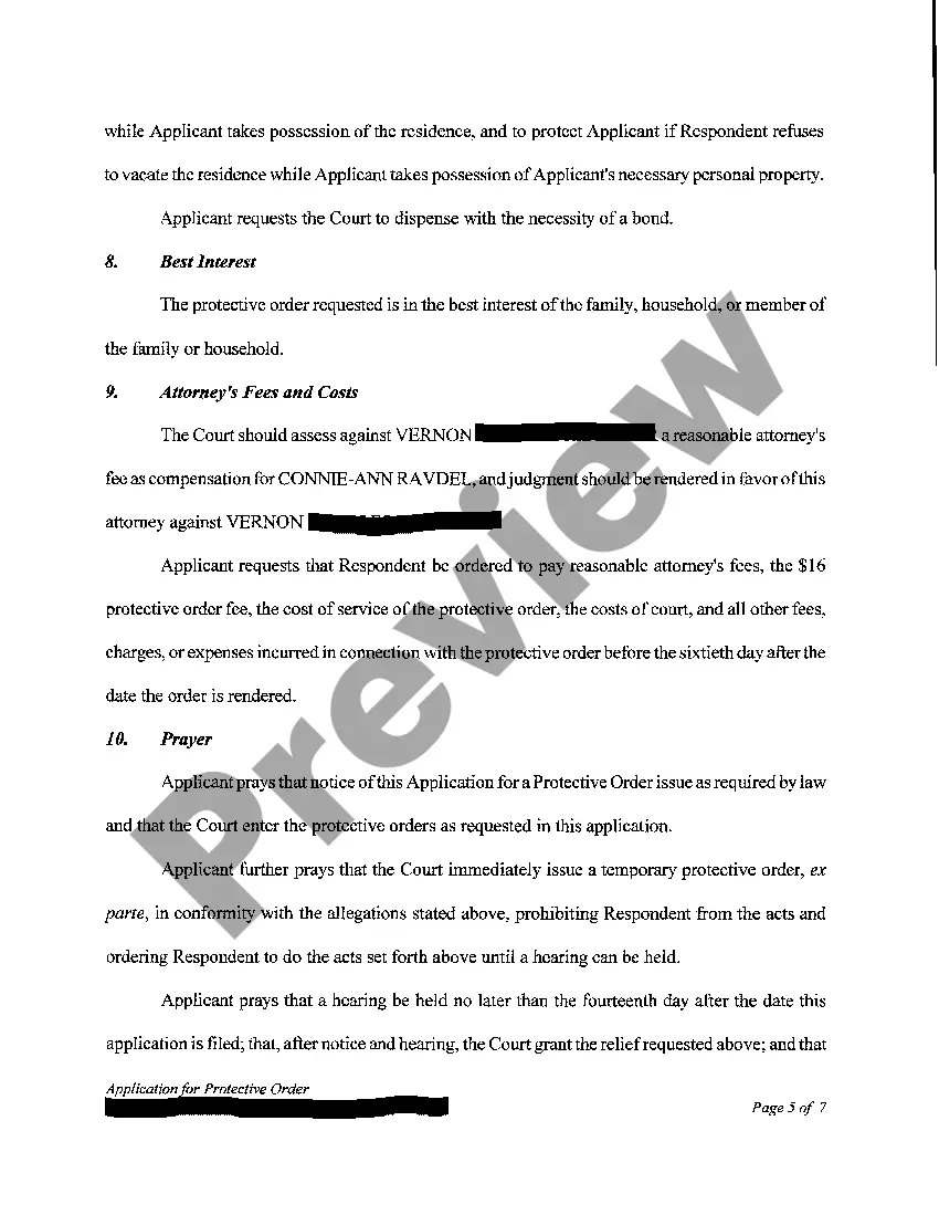 Get A03 Application for a Protective Order Preview A03 Application for a Protective Order