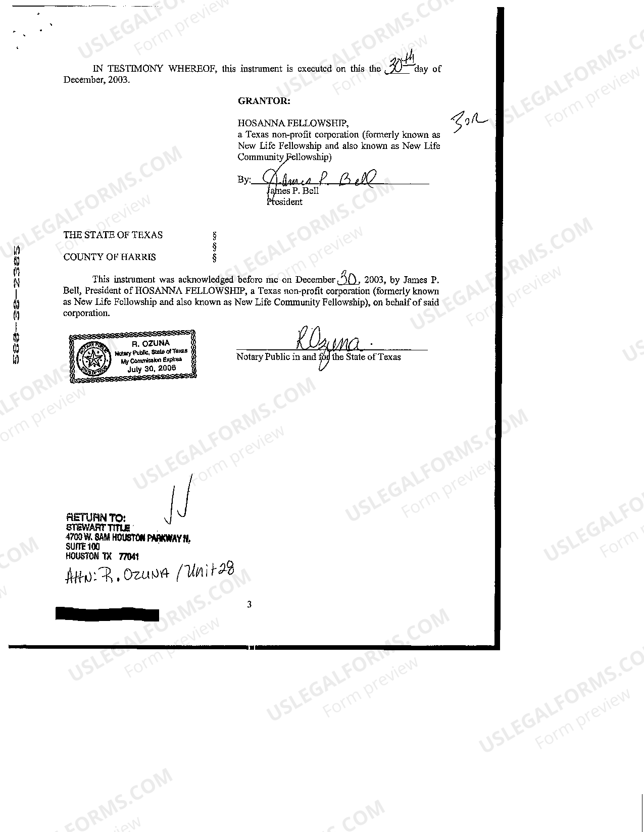 Irving Texas Special Warranty Deed US Legal Forms