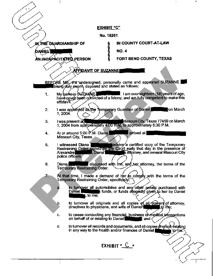 Get Temporary Restraining Order and Order Setting Preview Temporary Restraining Order and Order Setting