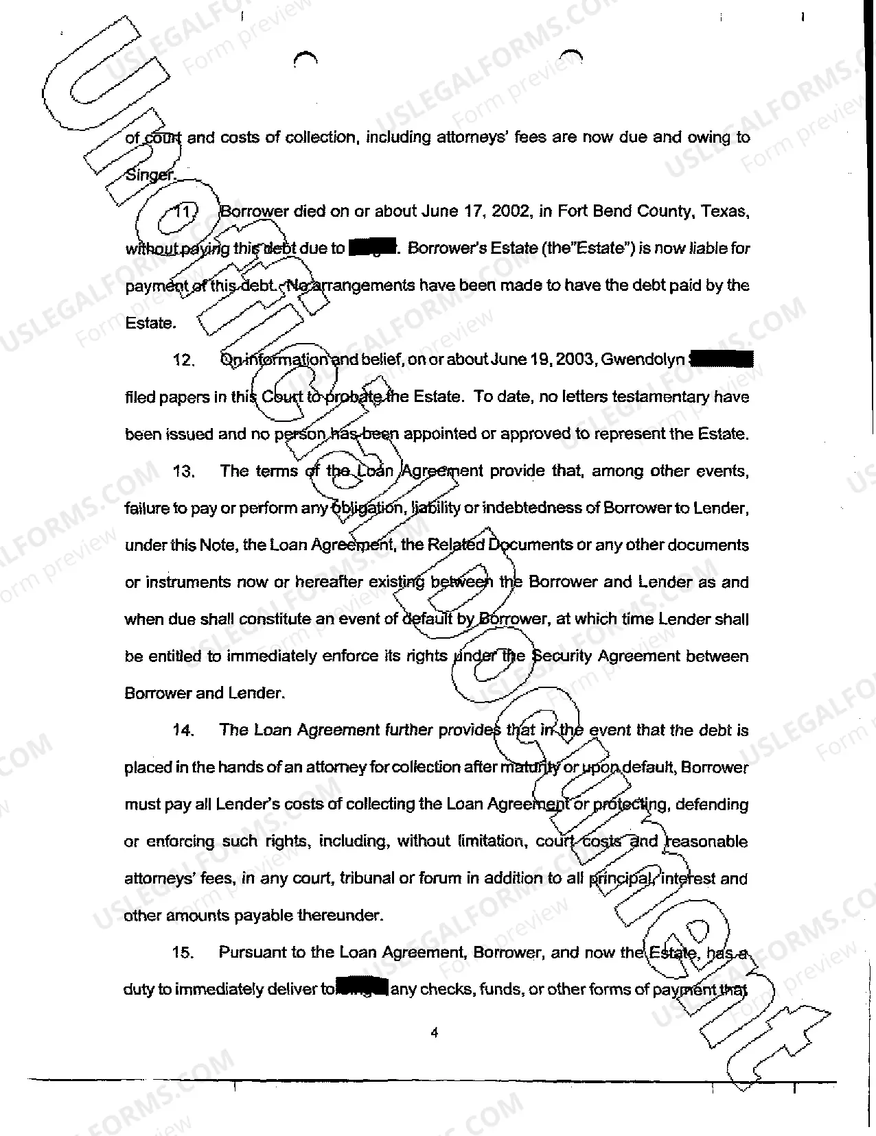 Preview Plaintiff's Original Petition to Collect Debt