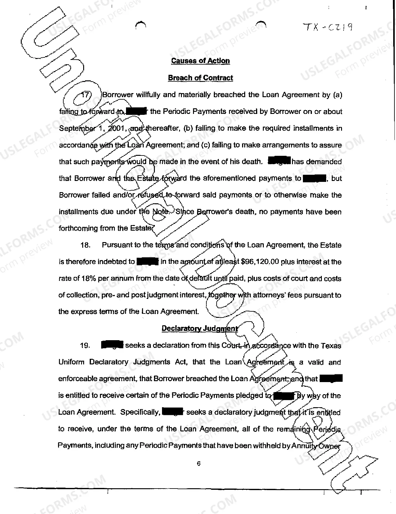 Preview Plaintiff's Original Petition to Collect Debt