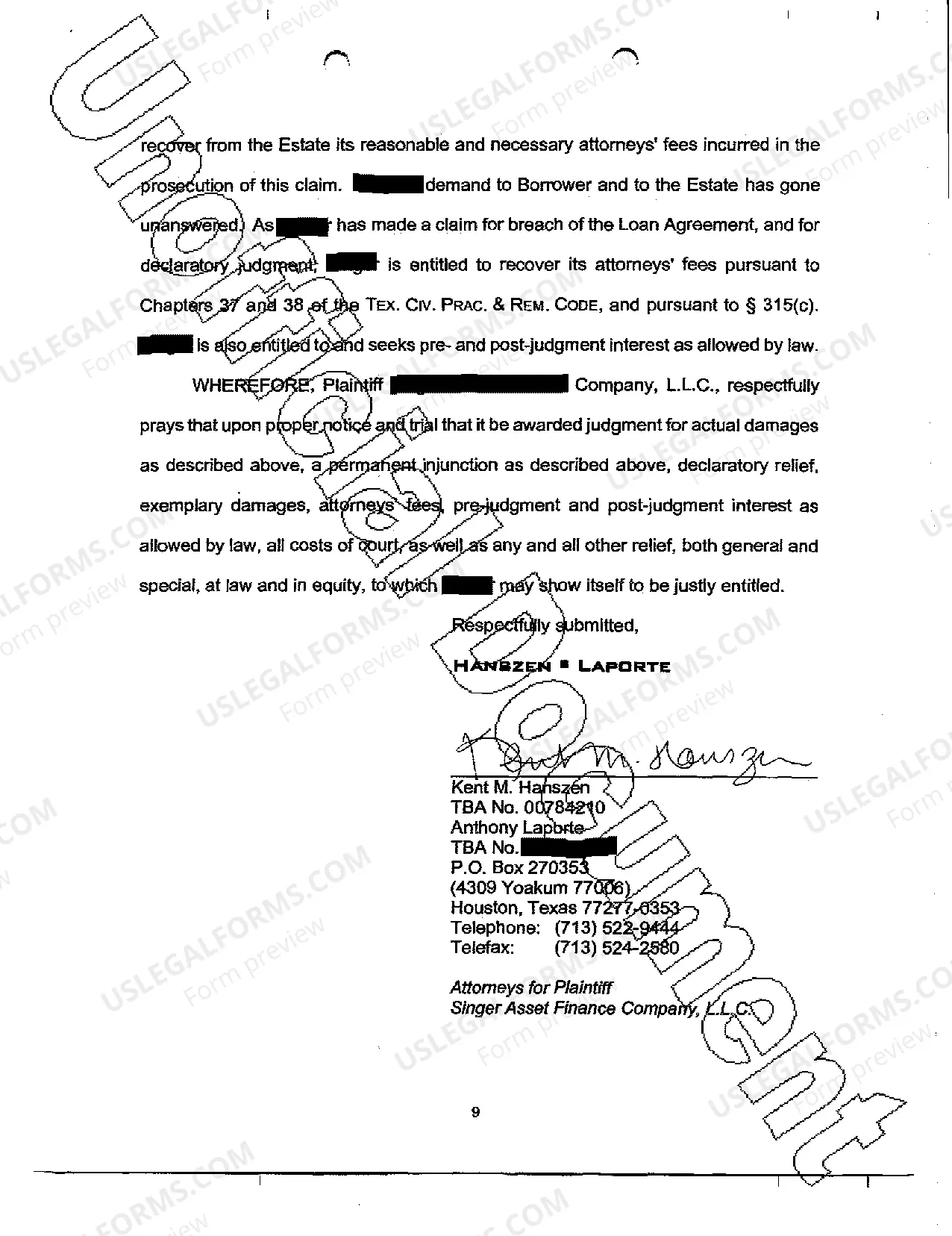 Preview Plaintiff's Original Petition to Collect Debt
