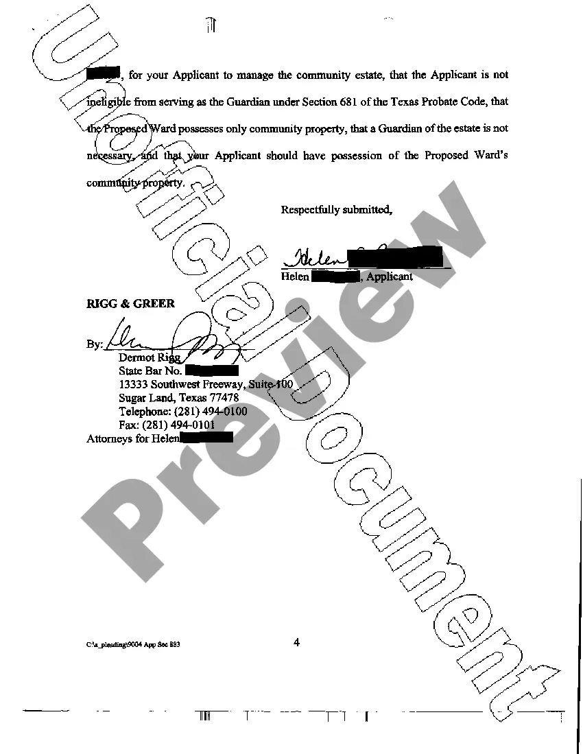 Preview Application for Section 883 Adjudication of Incapacity