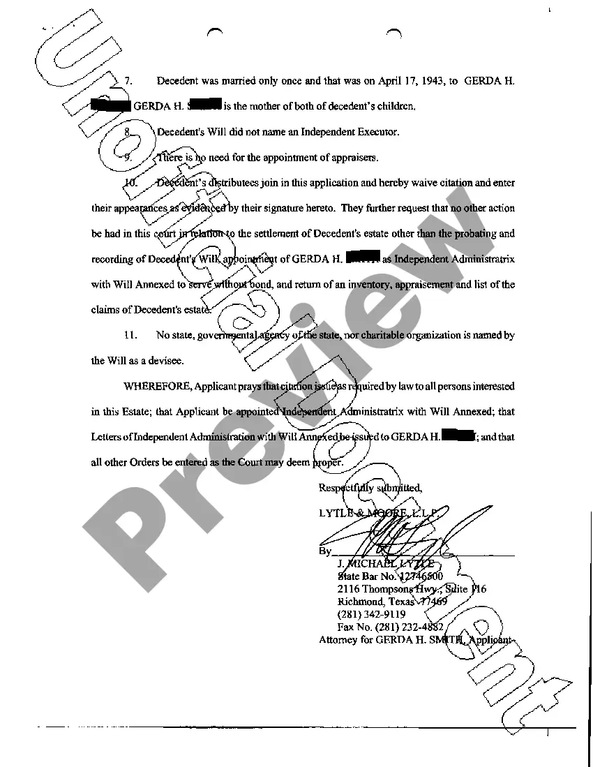 Get A01 Application for Probate of Will and Letters of Administration with Will Annexed Preview A01 Application for Probate of Will and Letters of Administration with Will Annexed