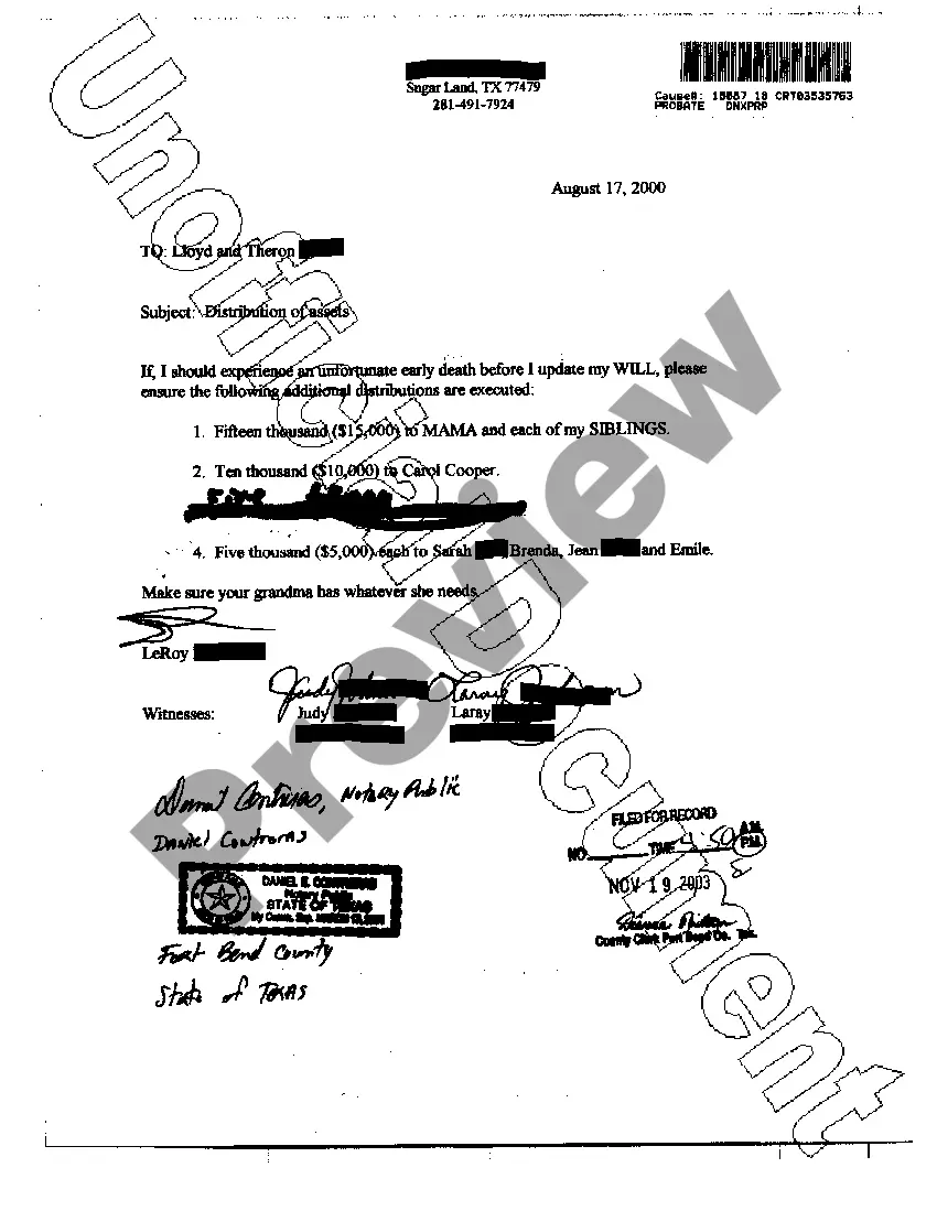 Preview Application for Probate of Will and Letters Testamentary