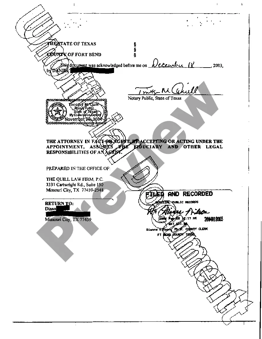 Get A01 Statutory Durable Power of Attorney Preview A01 Statutory Durable Power of Attorney