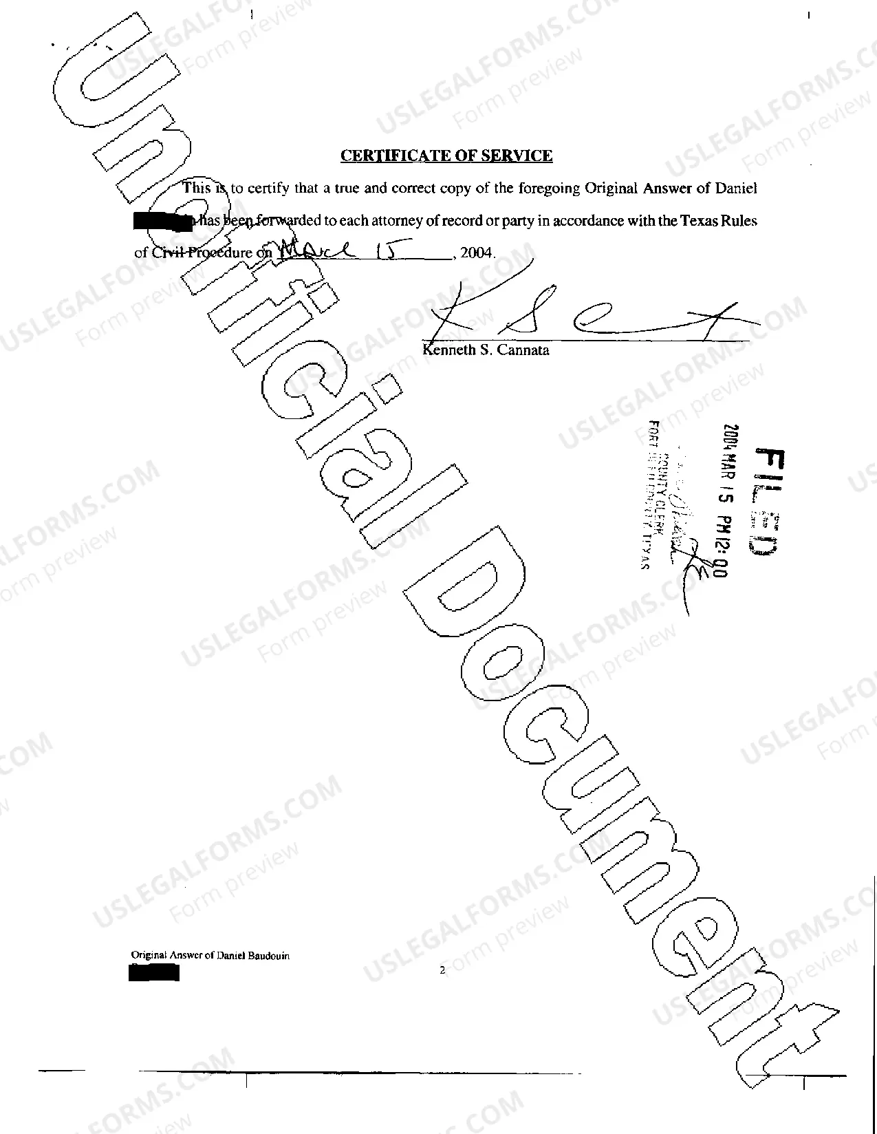 Preview A15 Original Answer