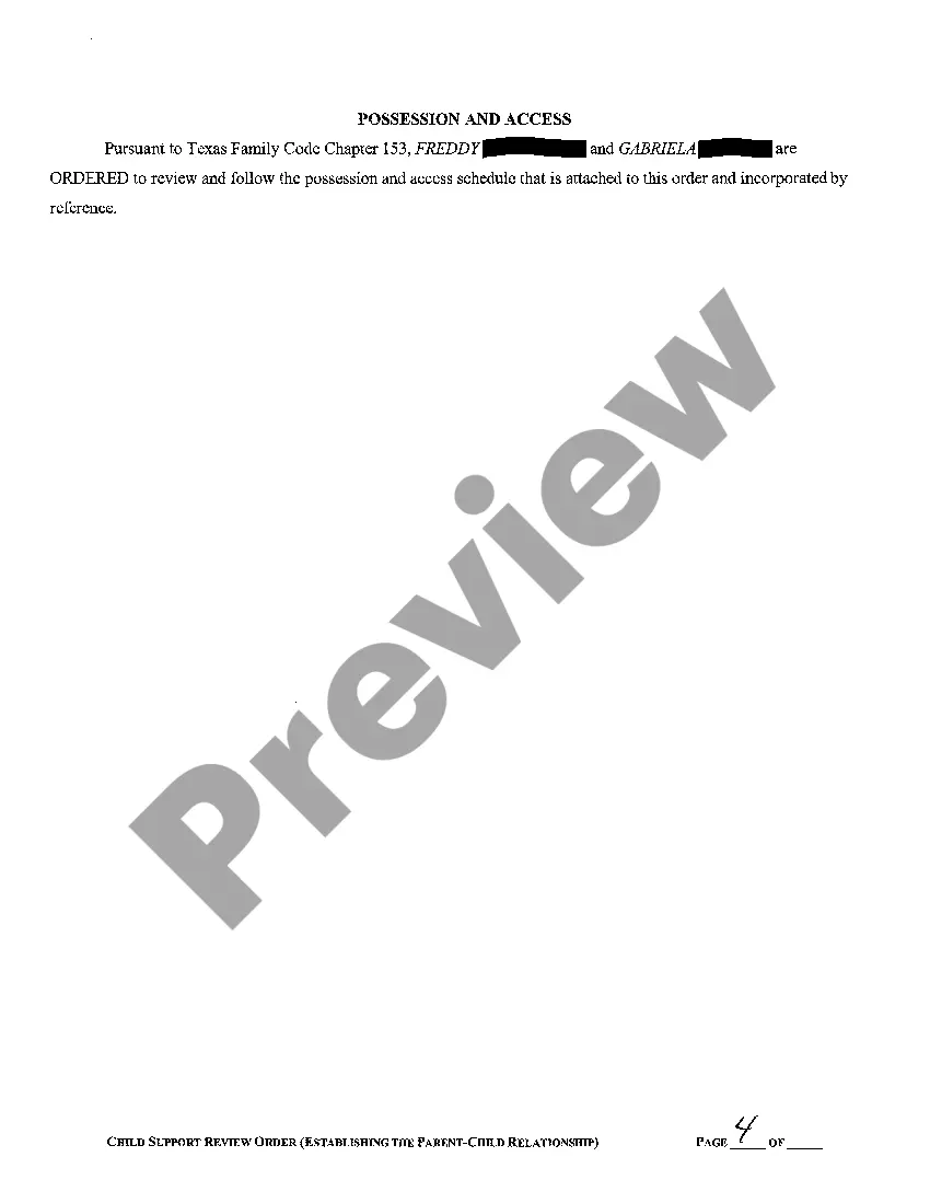 Get A10 Child Support Review Order - Pro Se - part 1 Preview A10 Child Support Review Order - Pro Se - part 1