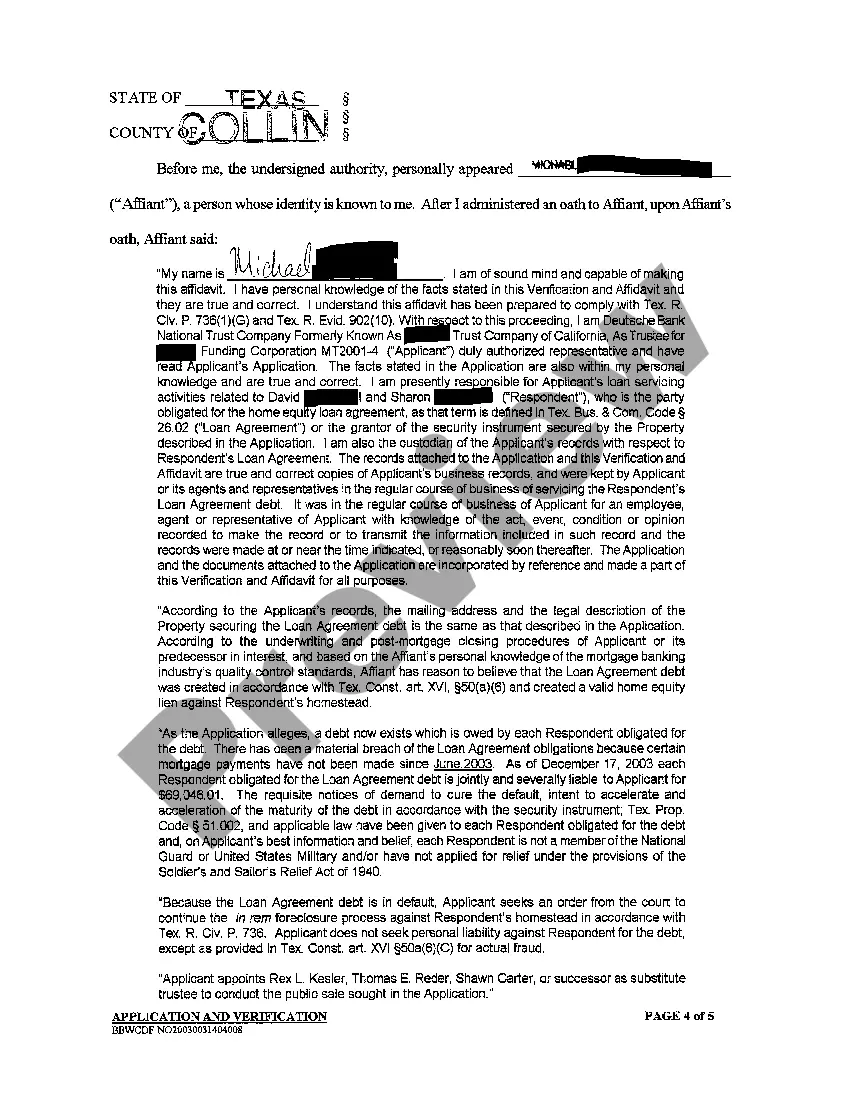 Preview A01 Home Equity Foreclosure Application