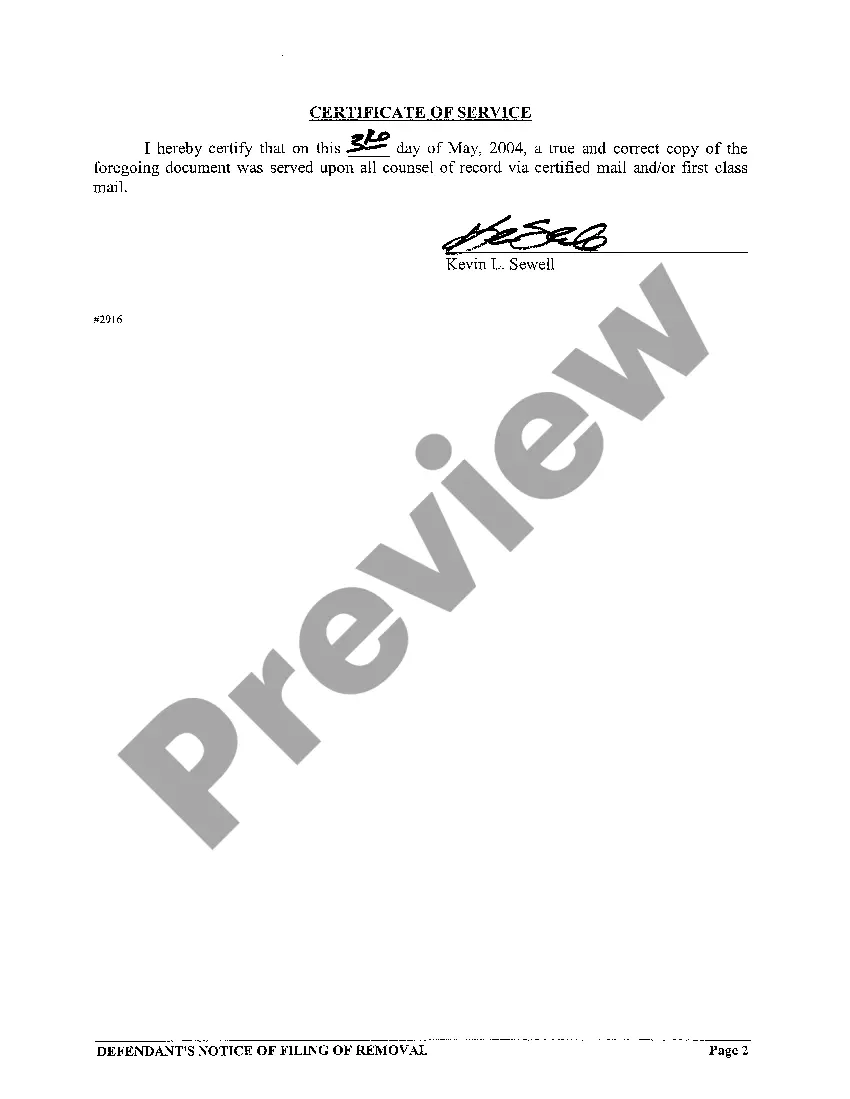 Preview A03 Defendants Notice of Filing Removal