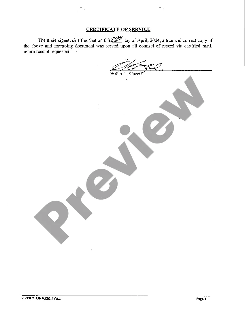 Preview A04 Notice of Removal