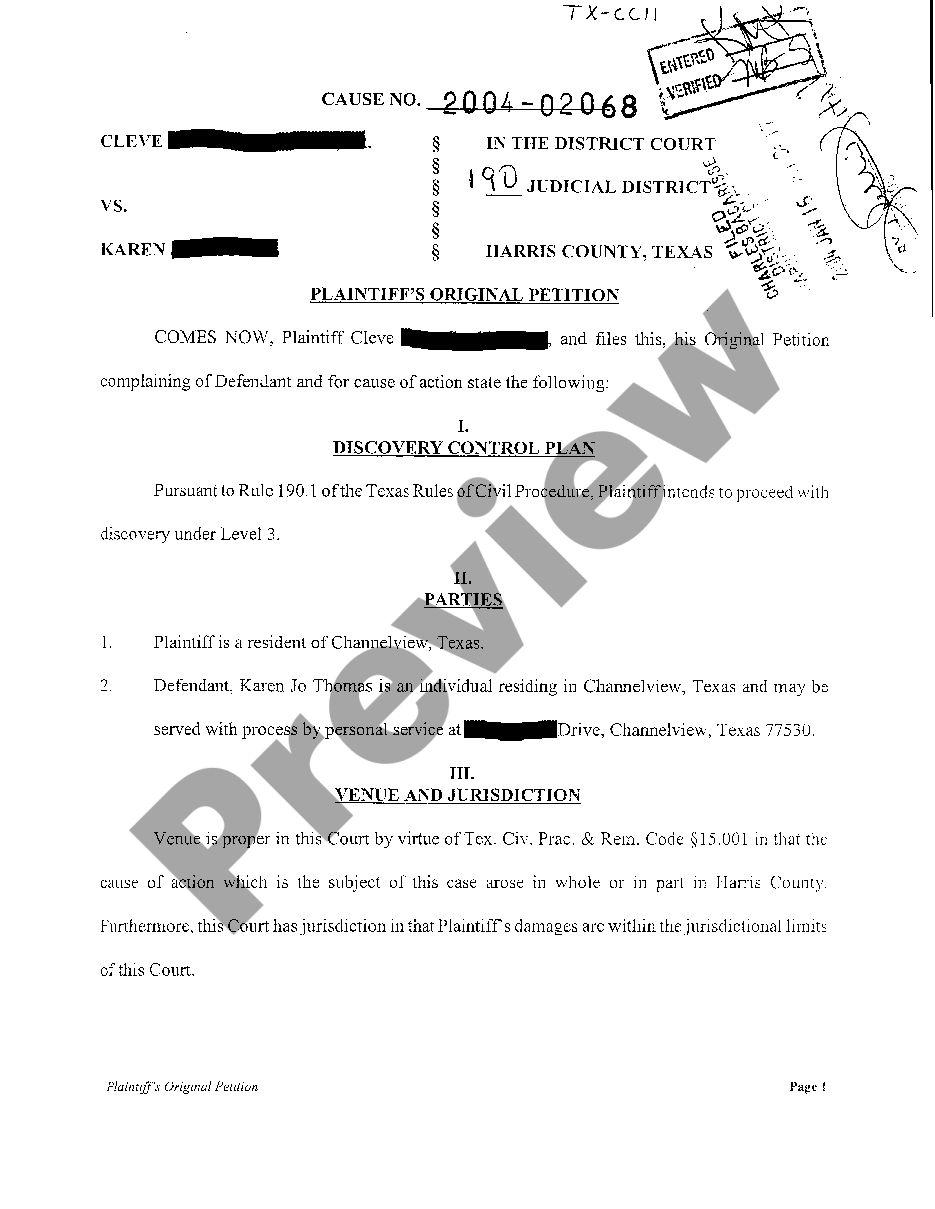 texas-plaintiffs-original-petition-for-automobile-motor-vehicle