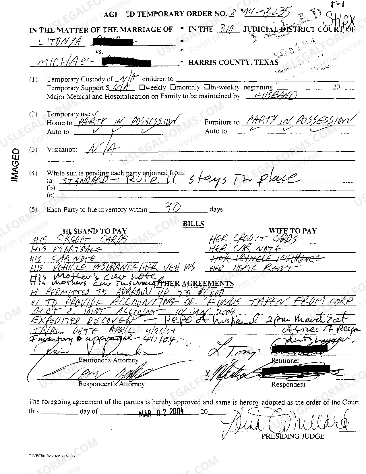 Preview A08 Order of Referral For Mediation