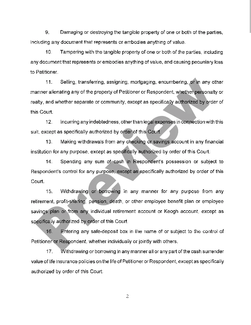 Get A14 Notice of Hearing For Temporary Orders Preview A14 Notice of Hearing For Temporary Orders