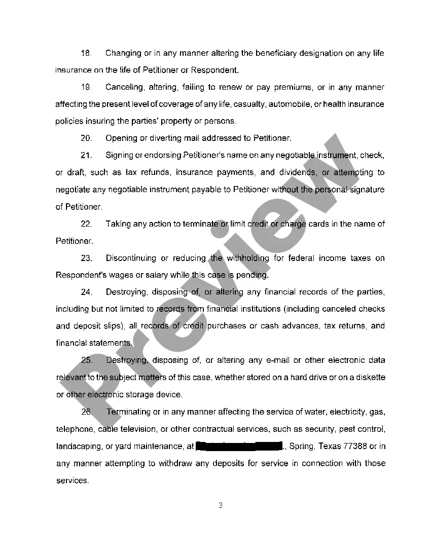 Get A14 Notice of Hearing For Temporary Orders Preview A14 Notice of Hearing For Temporary Orders
