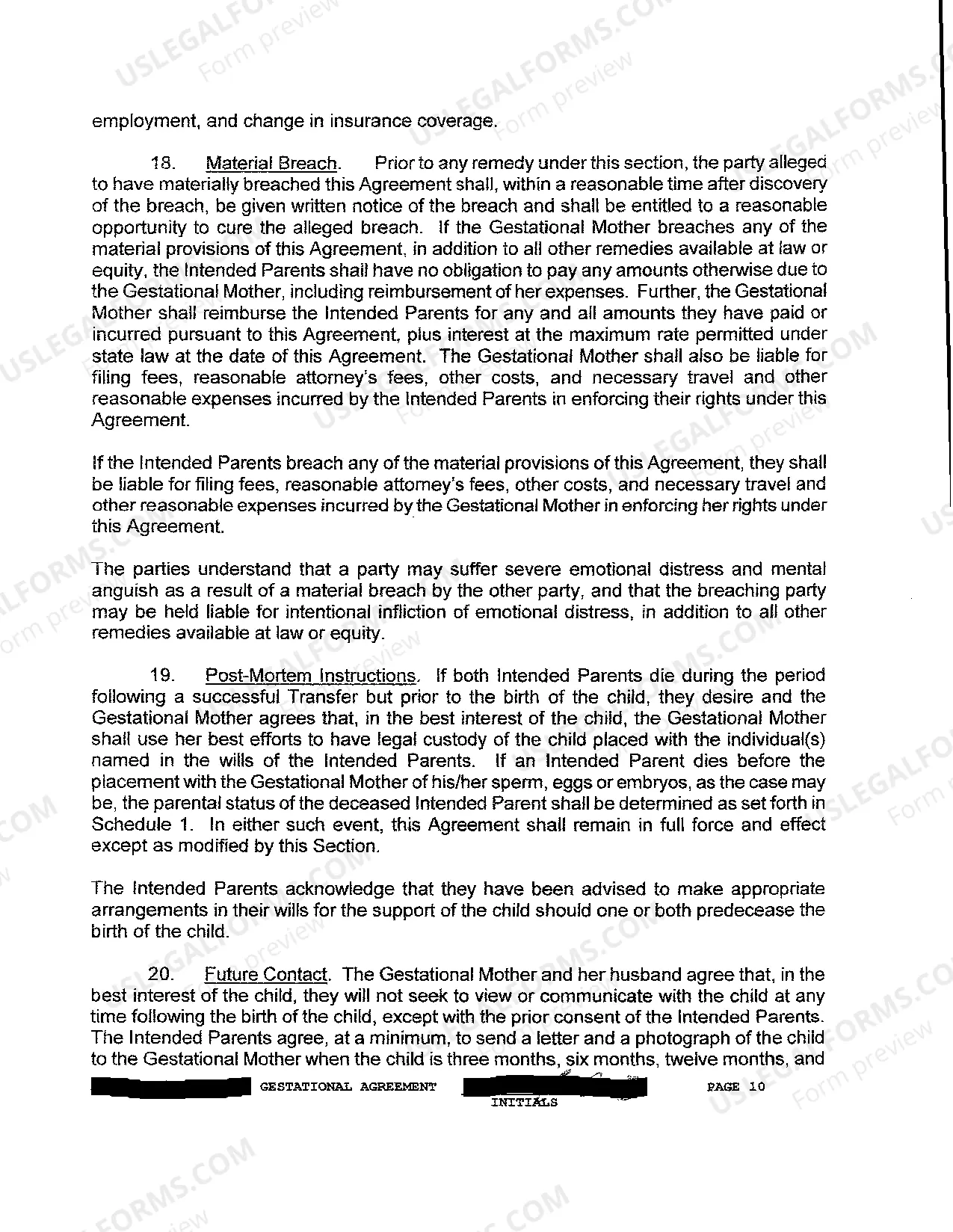 Preview A02 Exhibit A Gestational Agreement