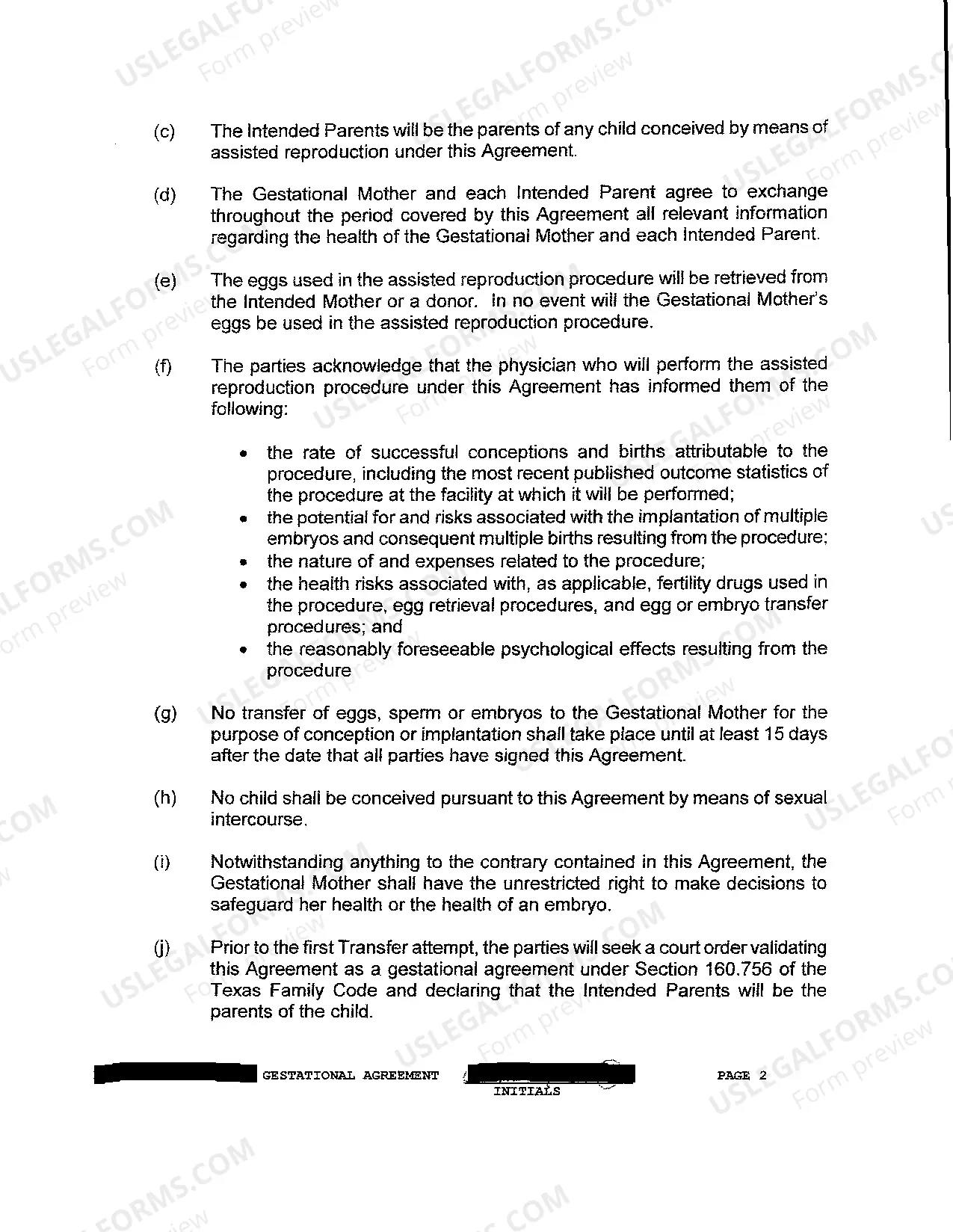 Preview A02 Exhibit A Gestational Agreement