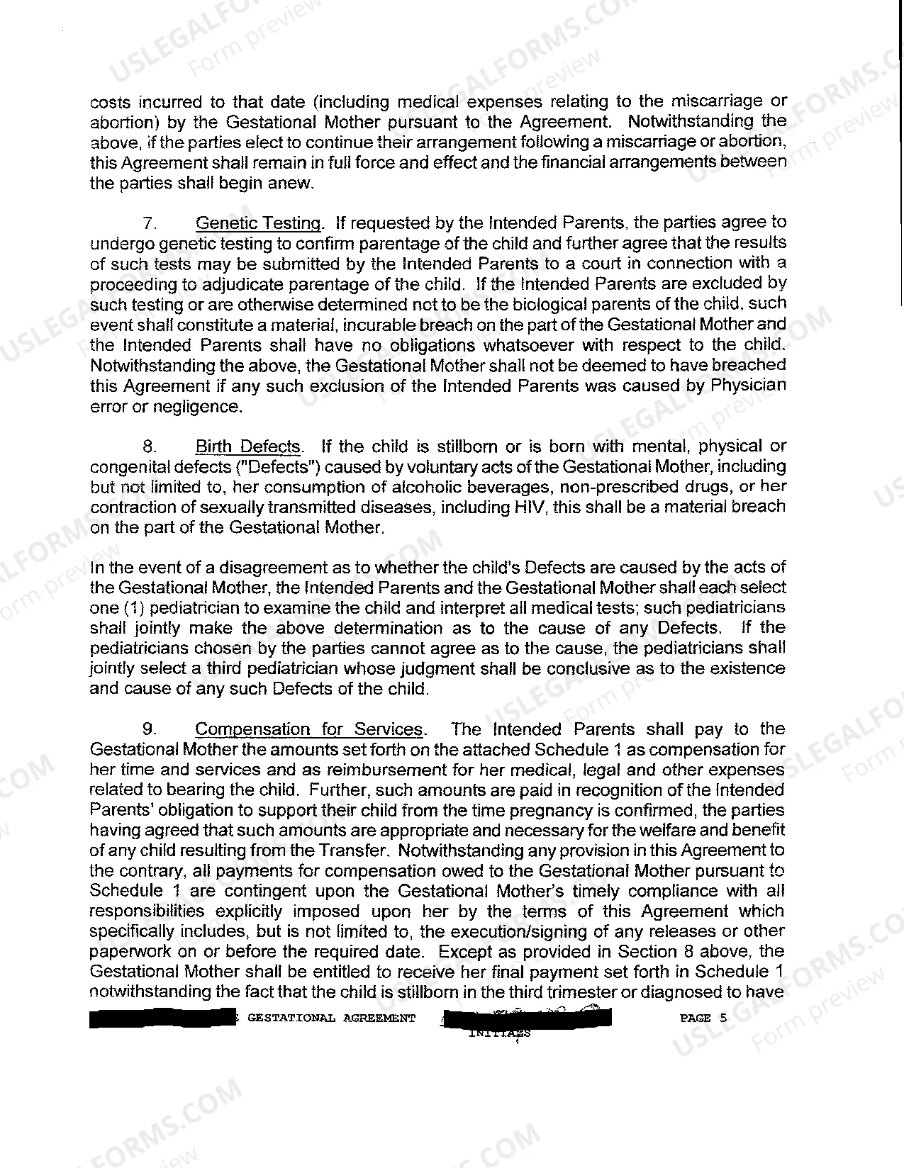 Preview A02 Exhibit A Gestational Agreement