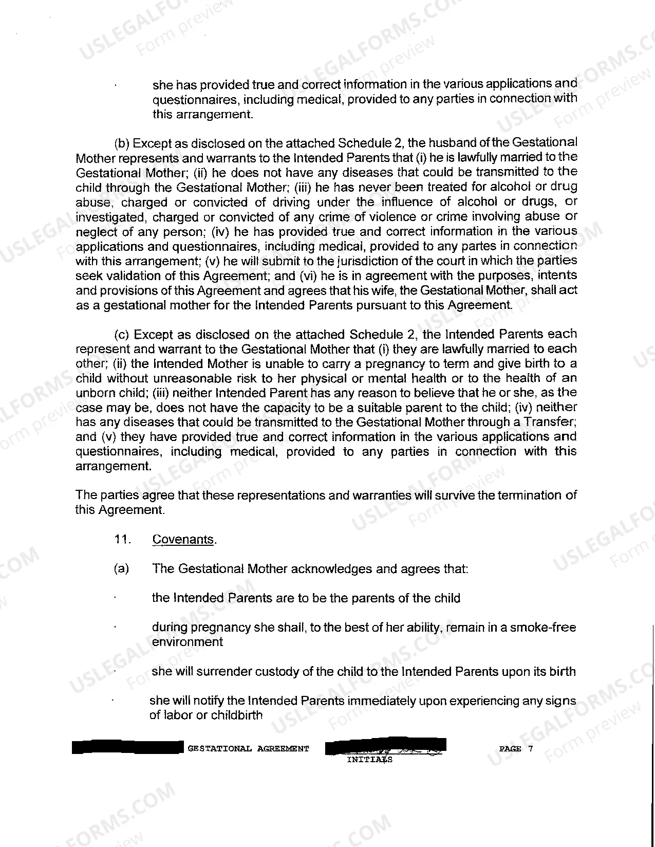 Preview A02 Exhibit A Gestational Agreement