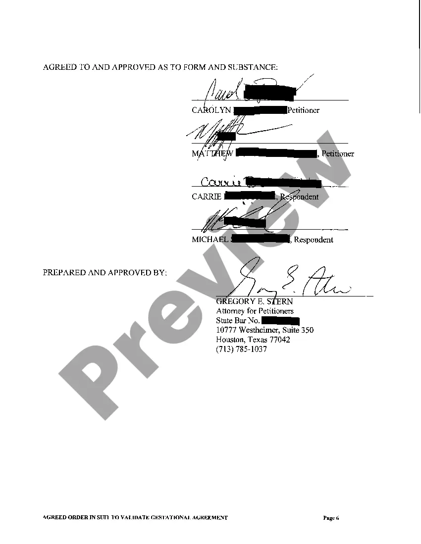 Preview A04 Agreed Order To Validate Gestational Agreement