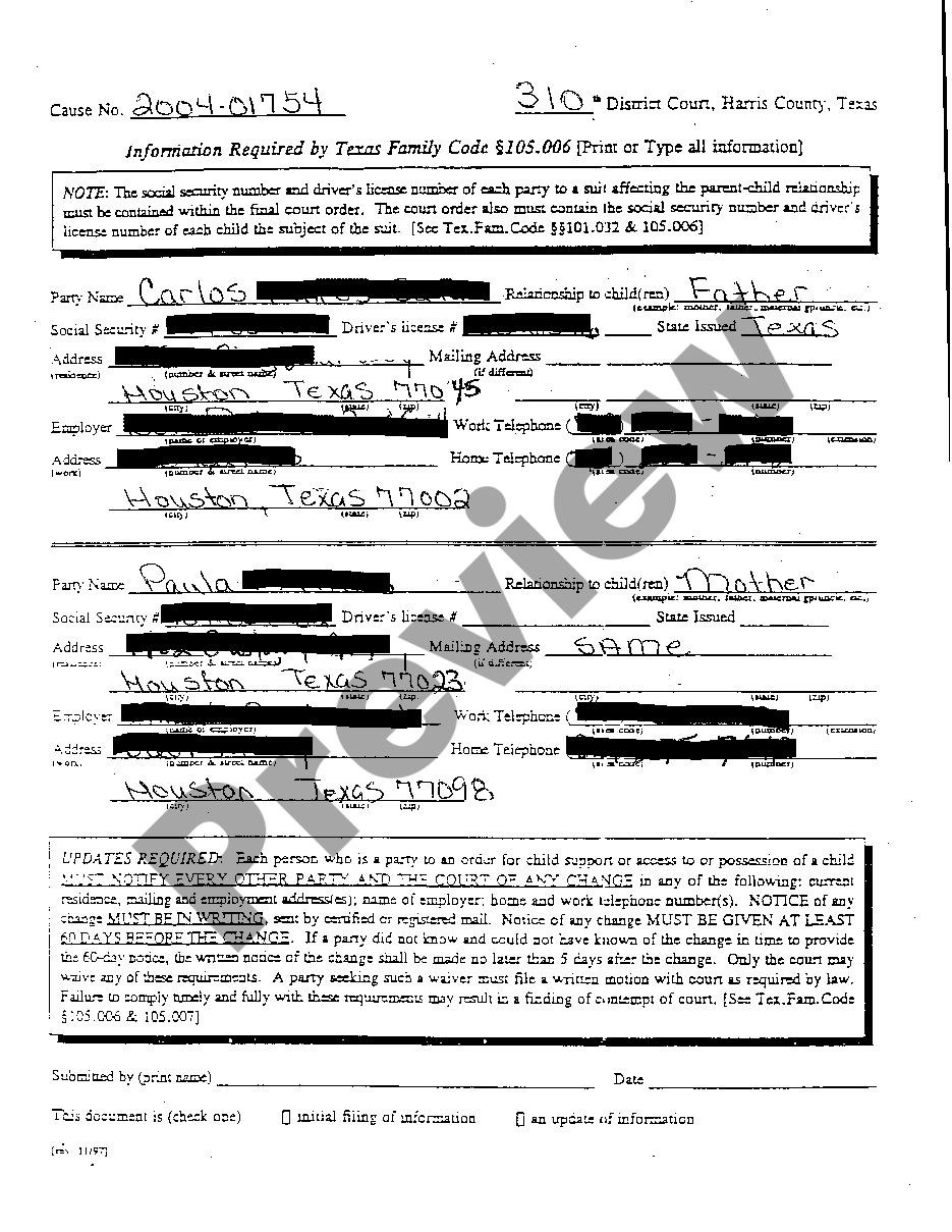 Texas Original Petition For Divorce | US Legal Forms