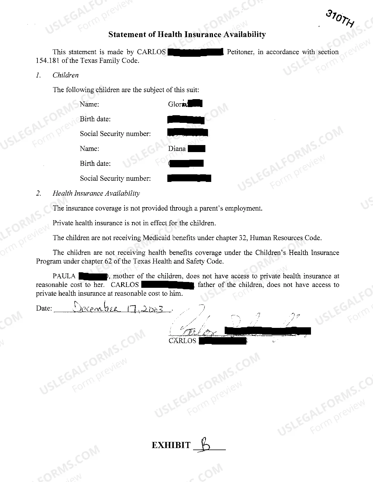 Preview A01 Original Petition For Divorce