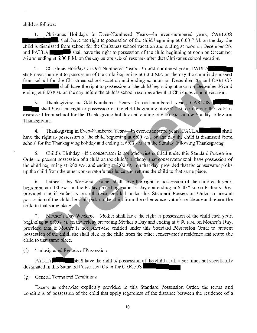 Preview A05 Final Decree of Divorce