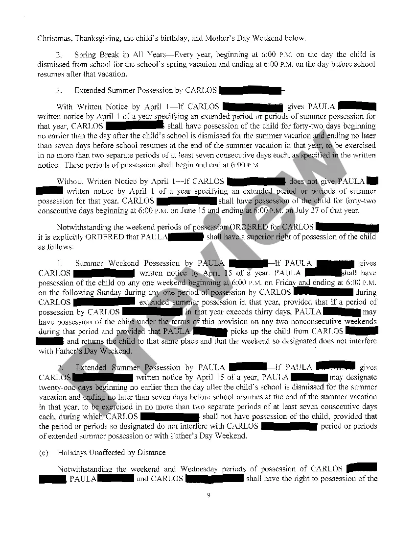 Preview A05 Final Decree of Divorce