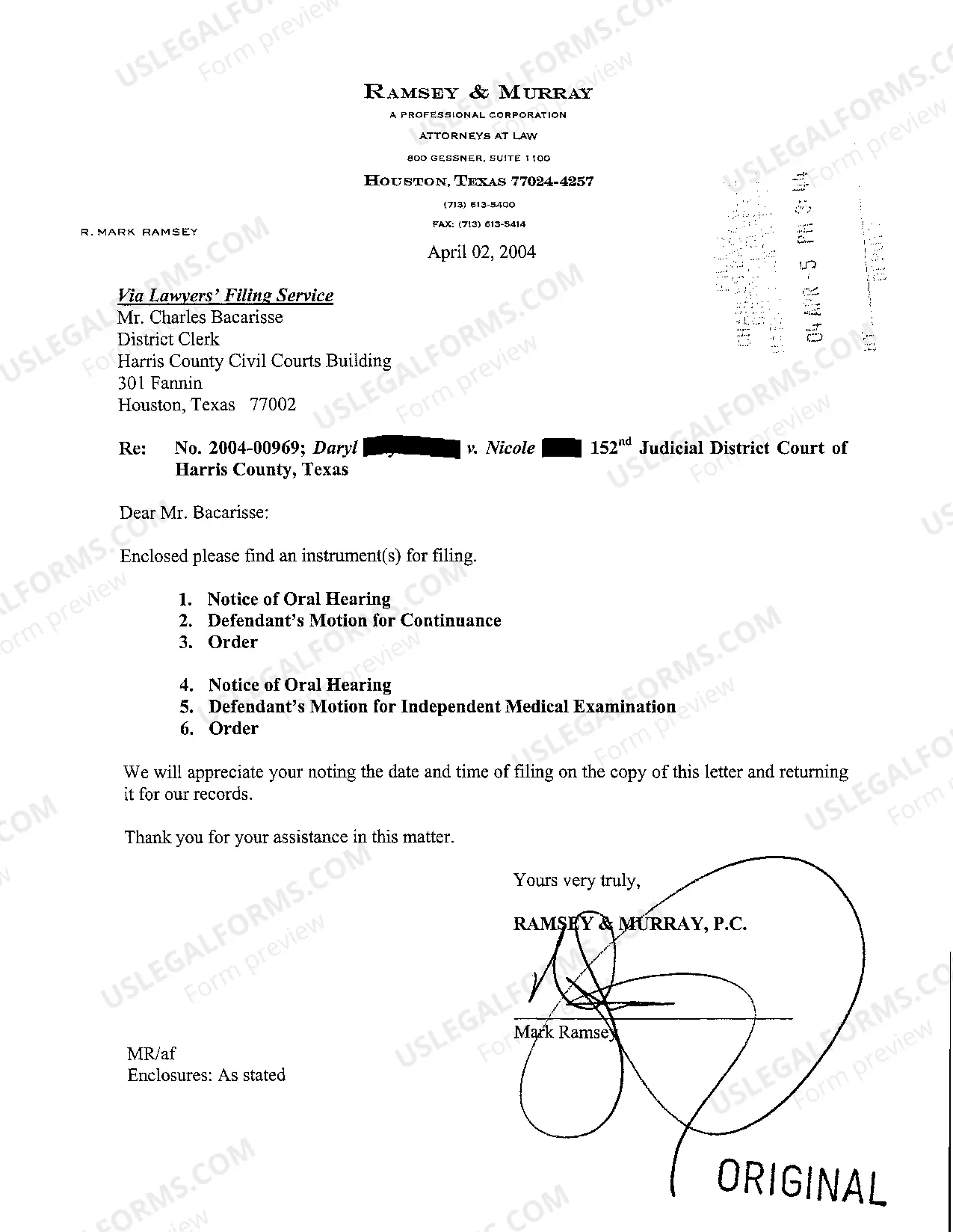 Preview A03 Order For Independent Medical Examination