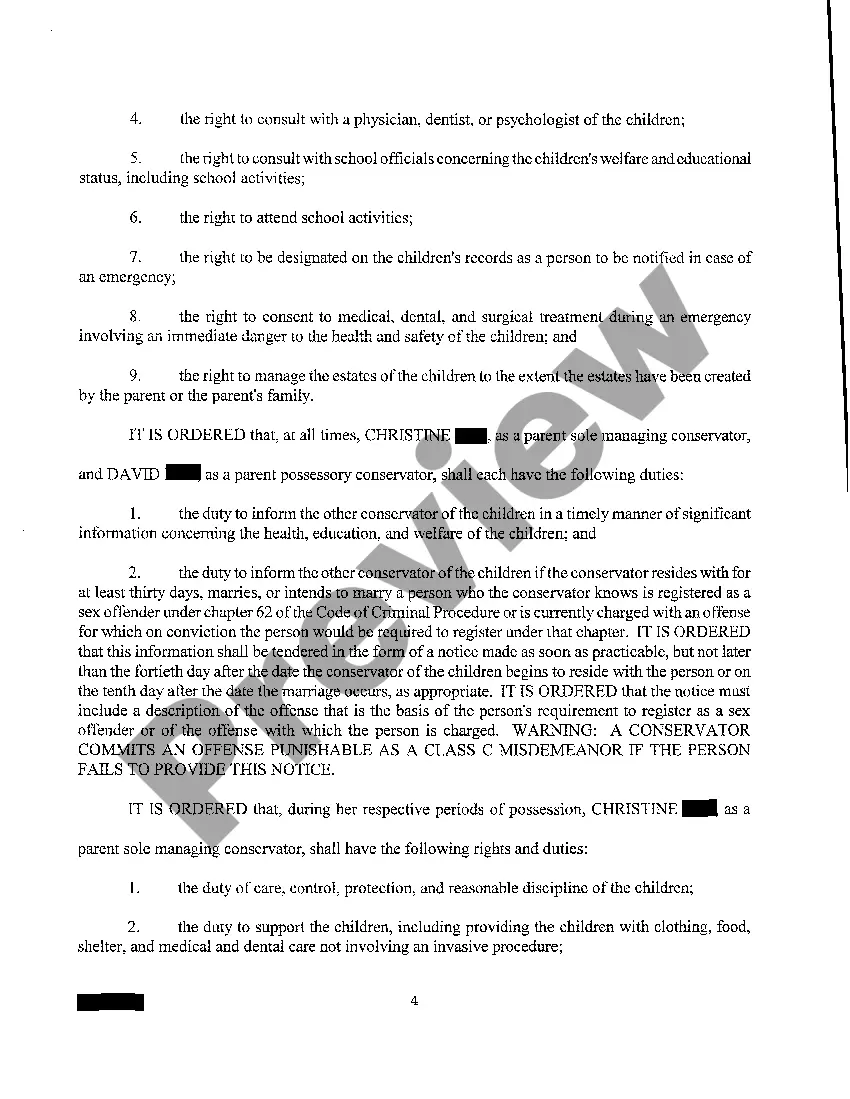 Preview A05 Agreed Final Decree of Divorce