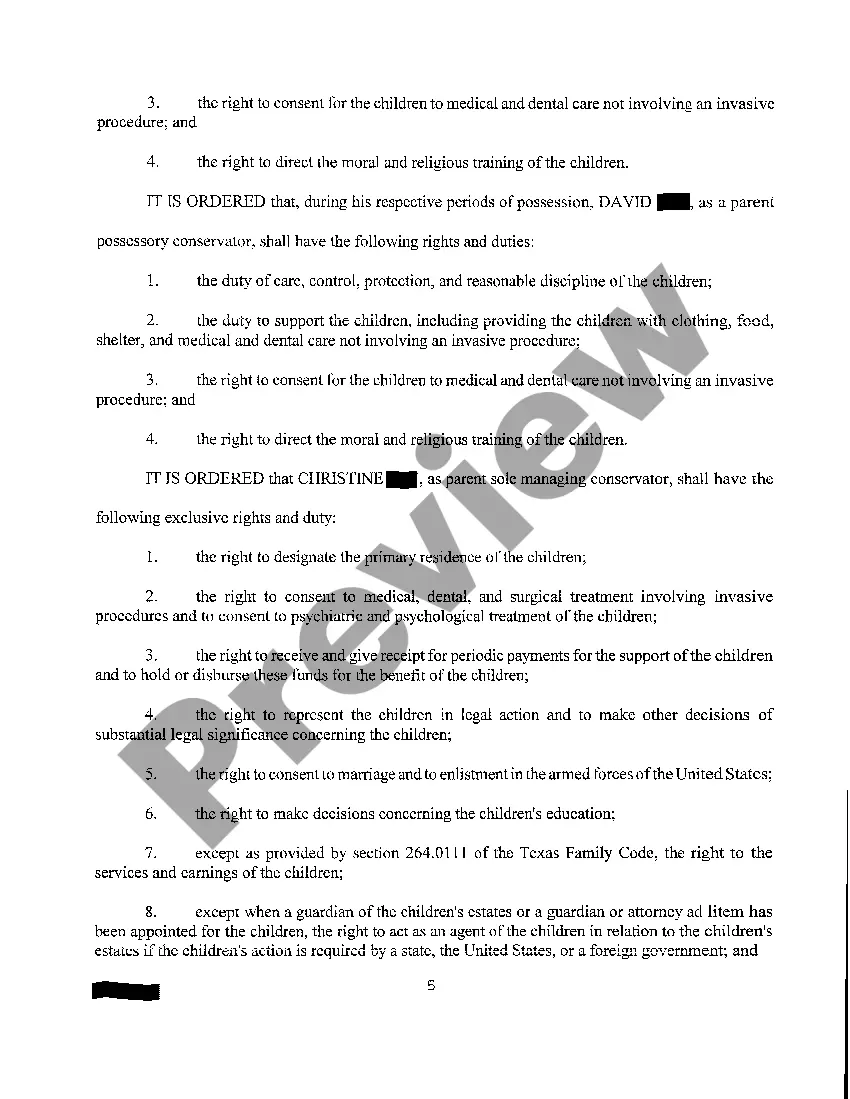 Preview A05 Agreed Final Decree of Divorce