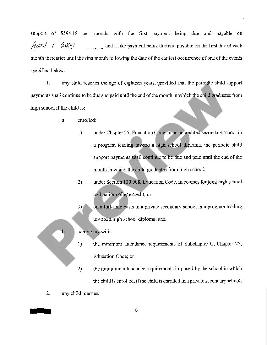 Preview A05 Agreed Final Decree of Divorce