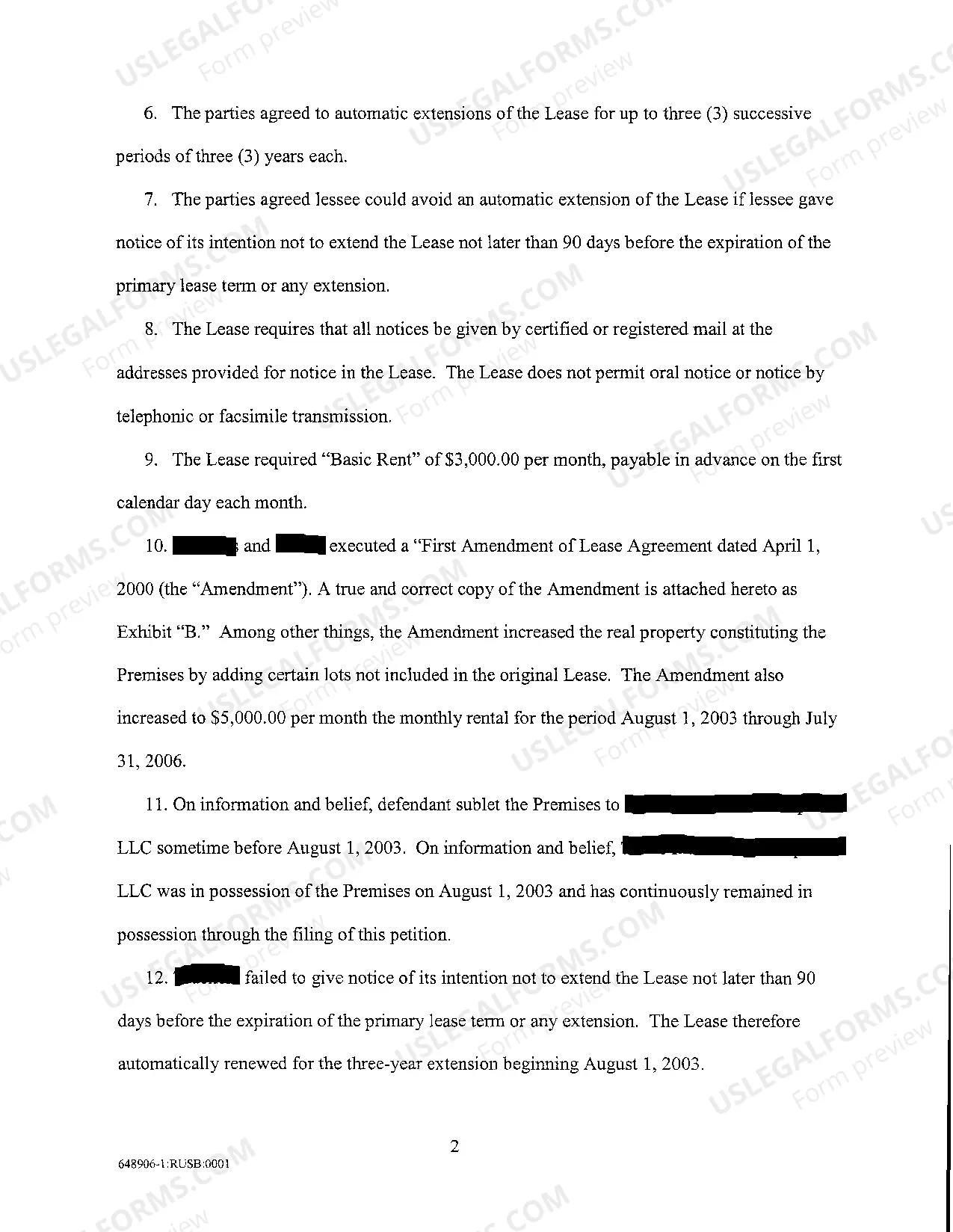 Preview Civil Information Sheet
