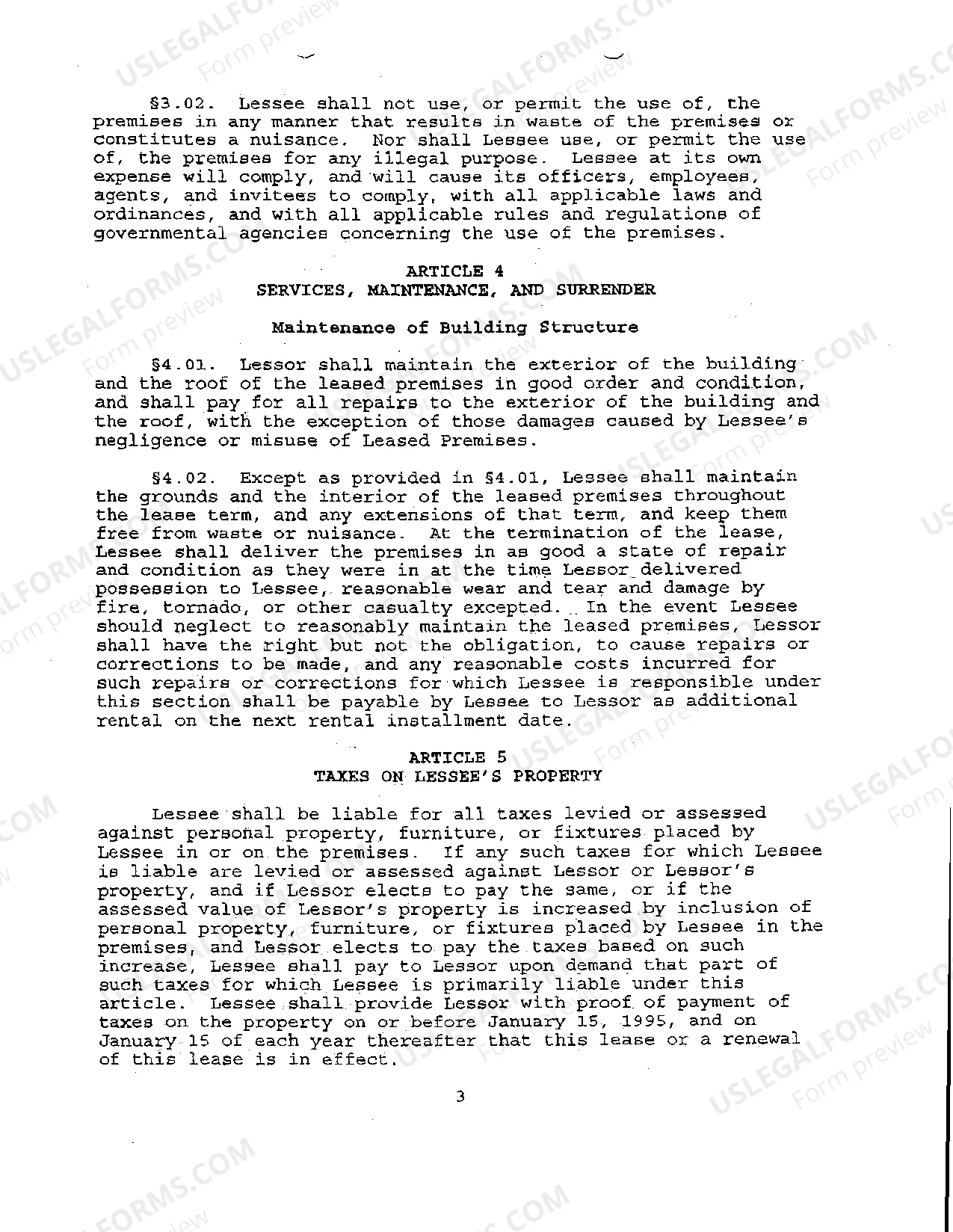 Preview Civil Information Sheet