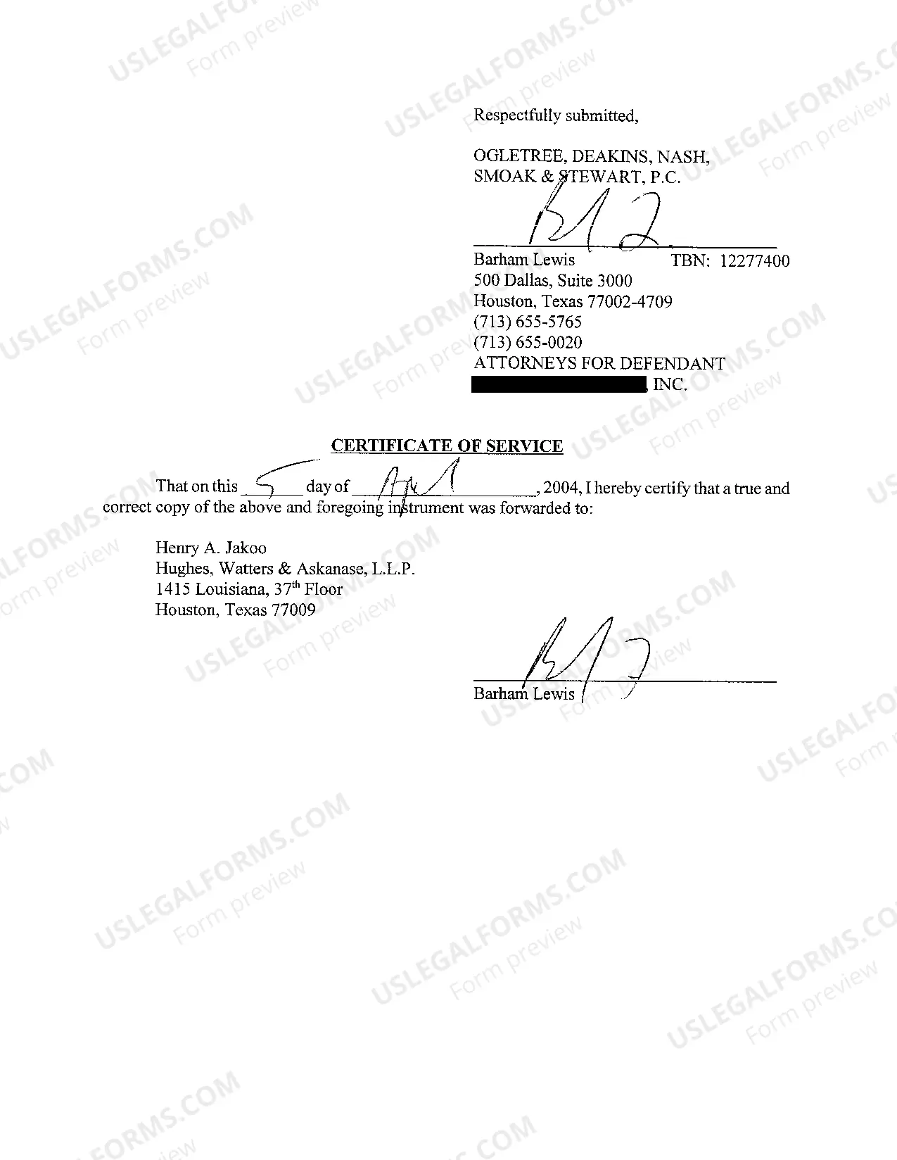Preview Letter Rogatory Application
