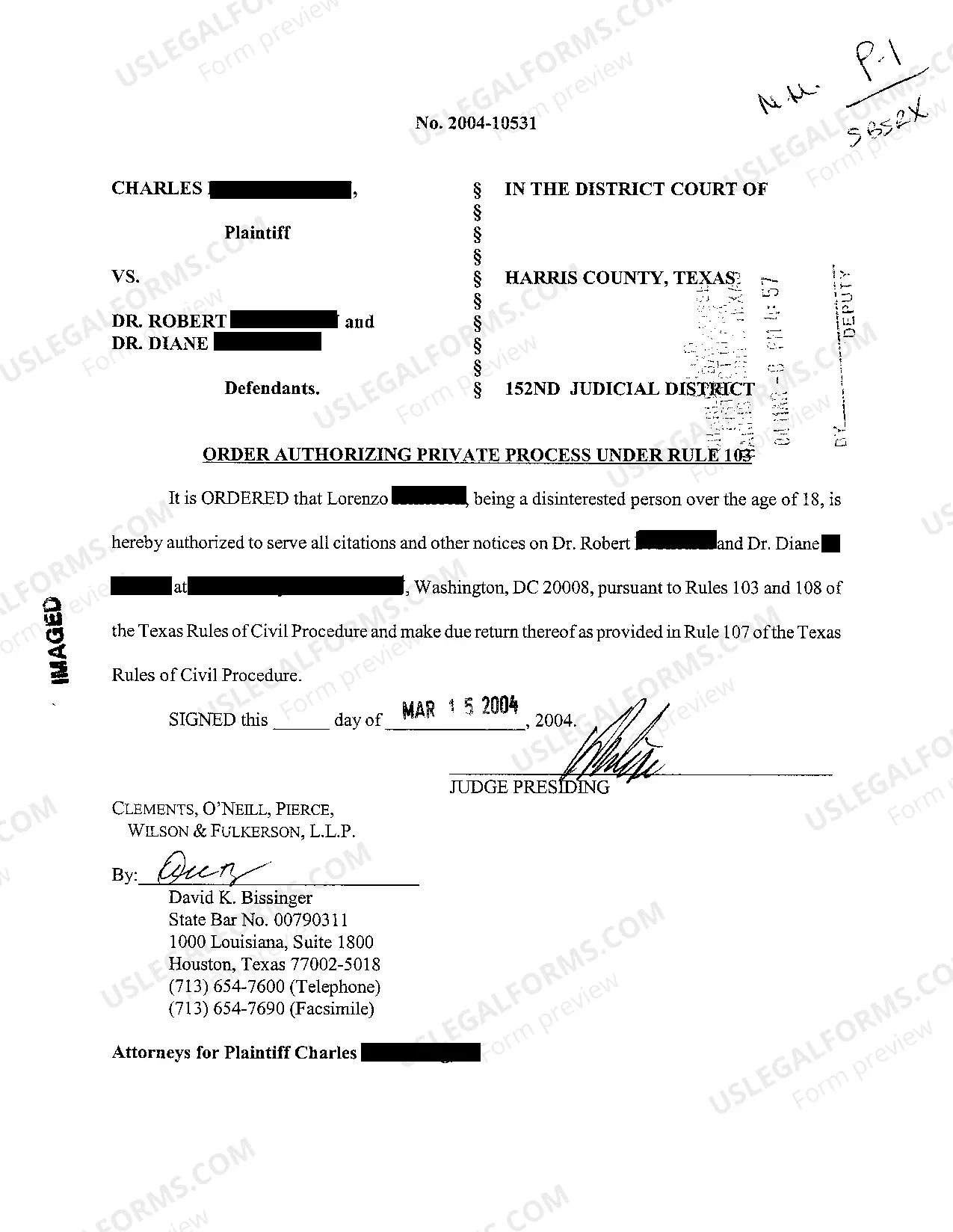 Preview A02 Civil Process Request