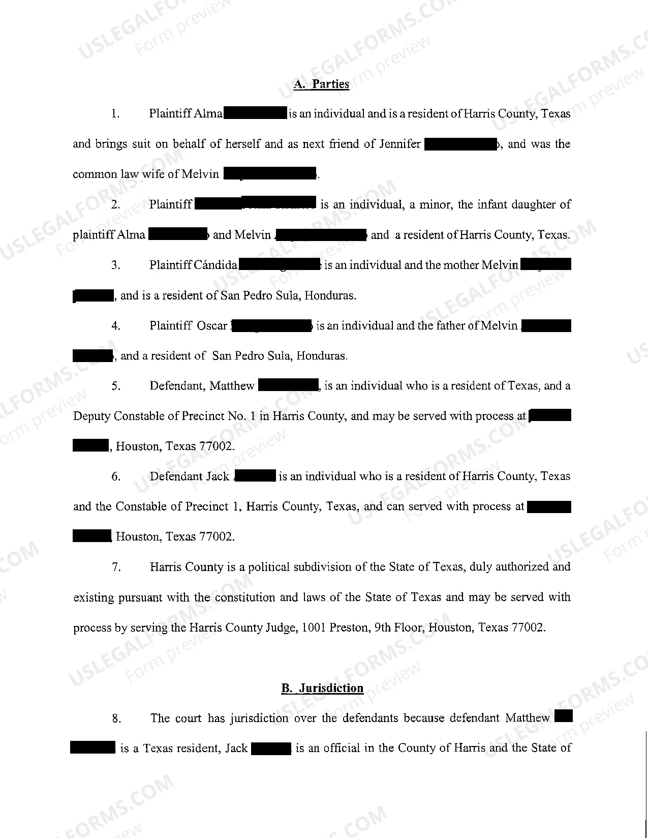 Preview A01 Plaintiffs Original Petition for Employment Discrimination