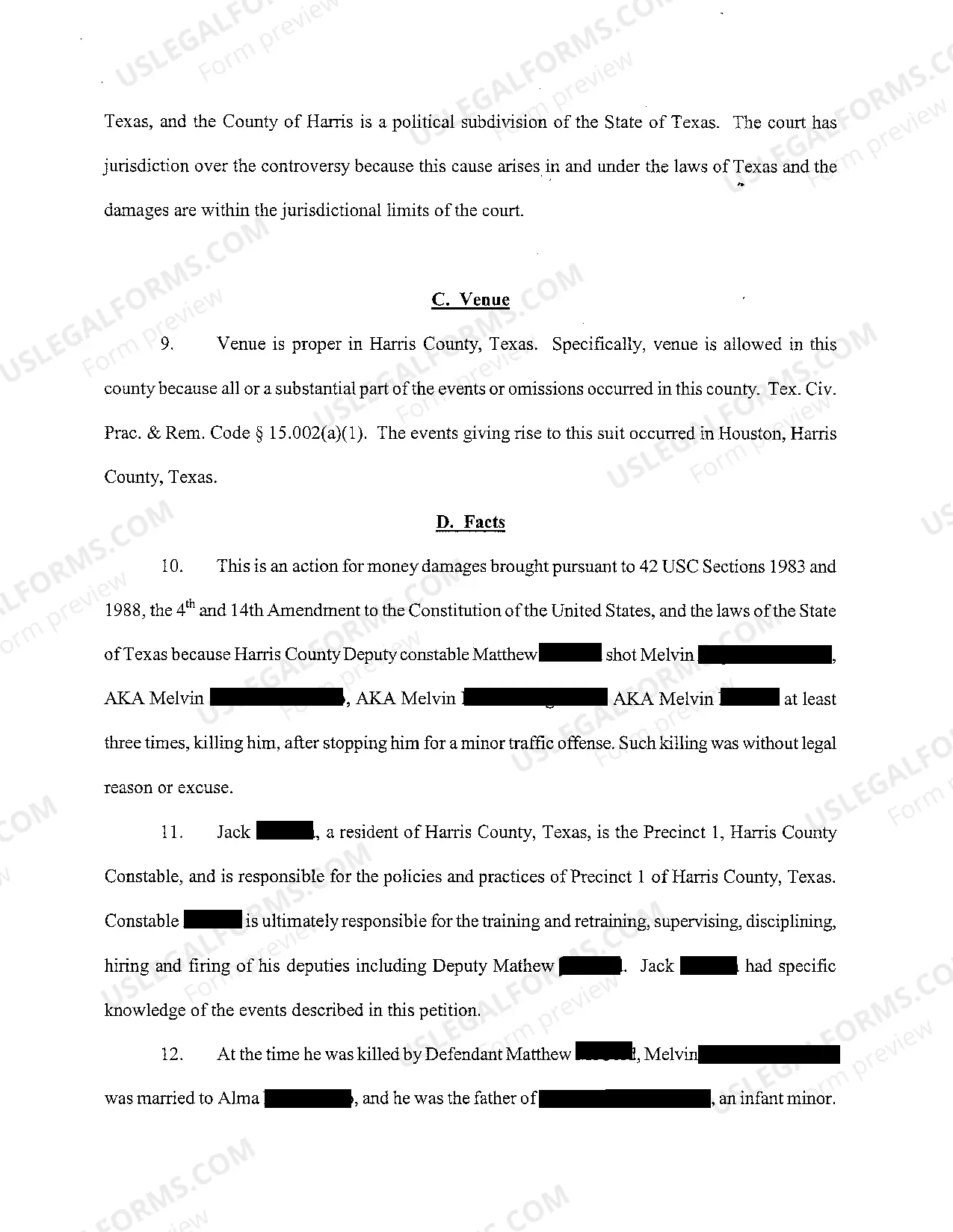 Preview A01 Plaintiffs Original Petition for Employment Discrimination