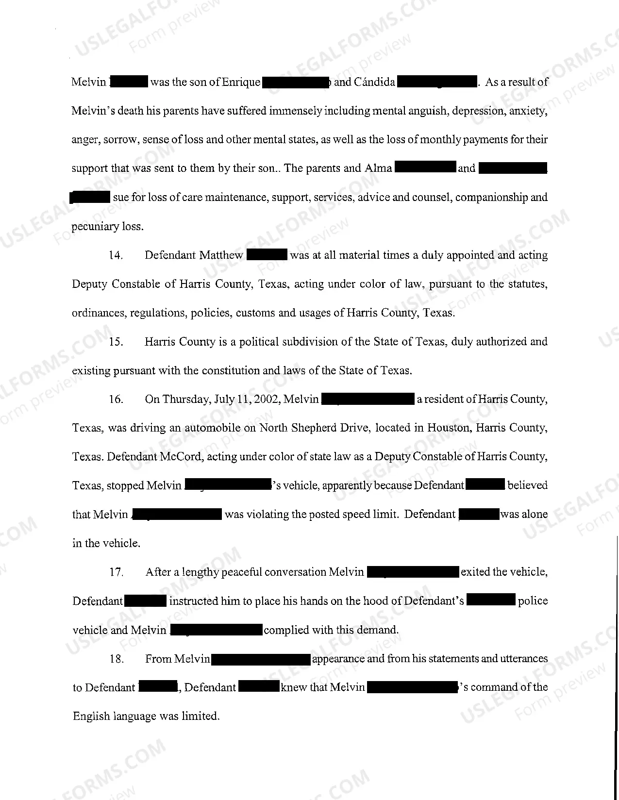 Preview A01 Plaintiffs Original Petition for Employment Discrimination
