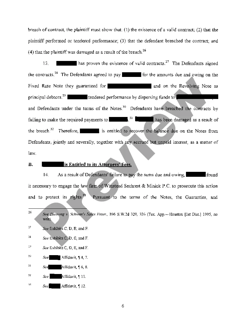 Preview A06 Plaintiffs Motion For Final Summary Judgment