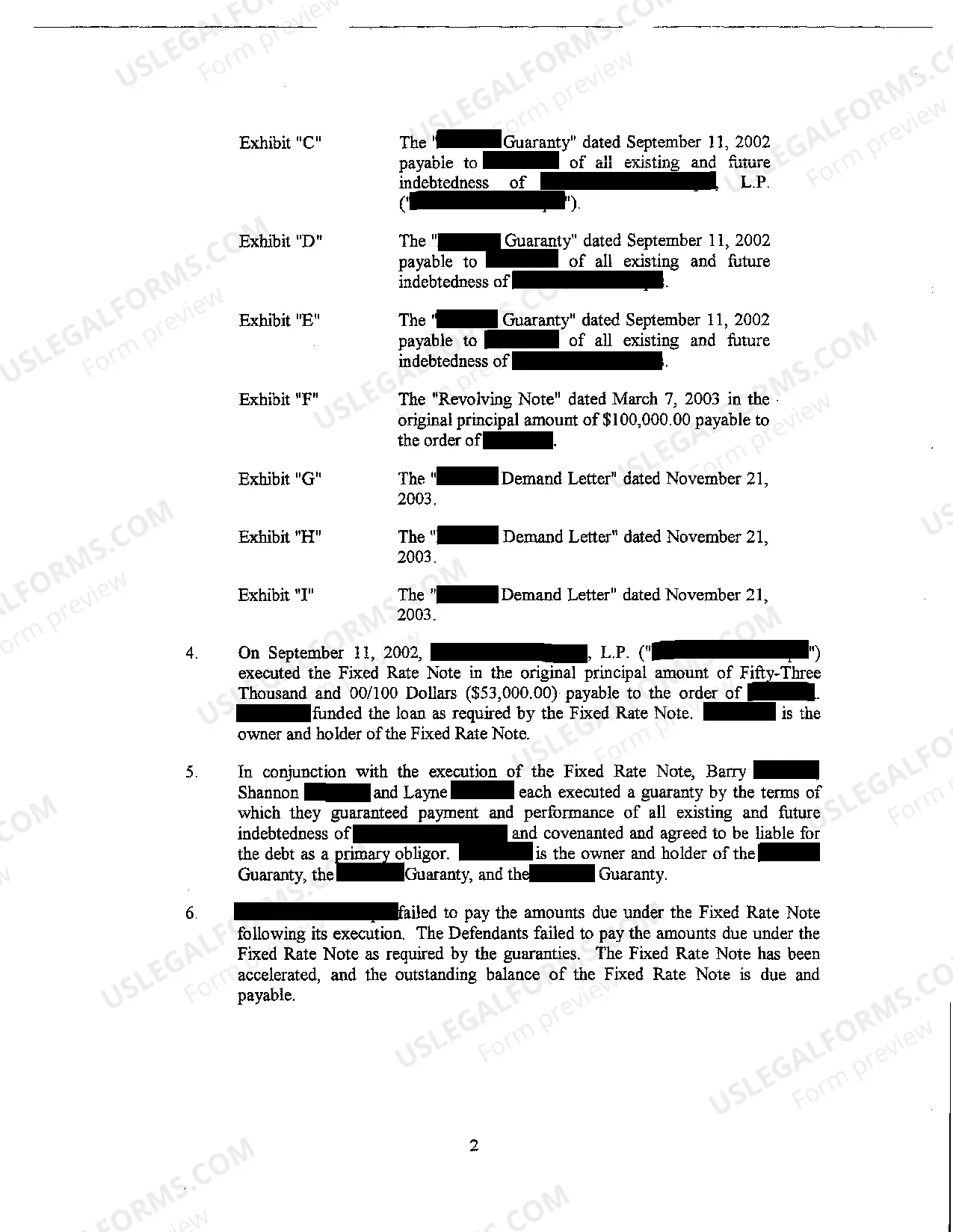 Preview A07 Affidavit of Plaintiff detailing debt owed