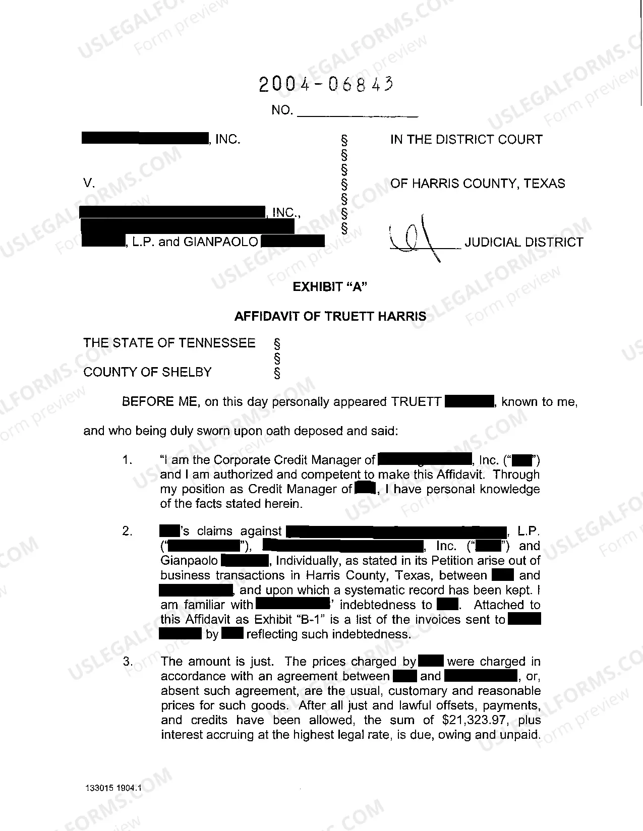 Preview A01 Plaintiff's Original Petition regarding Collection of Payment for Goods