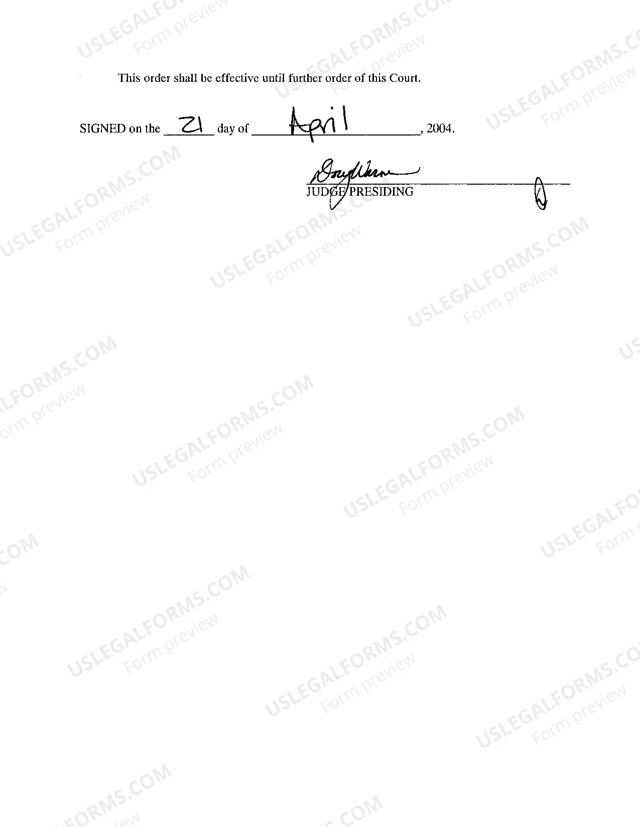 Preview A03 Medical Child Support Order