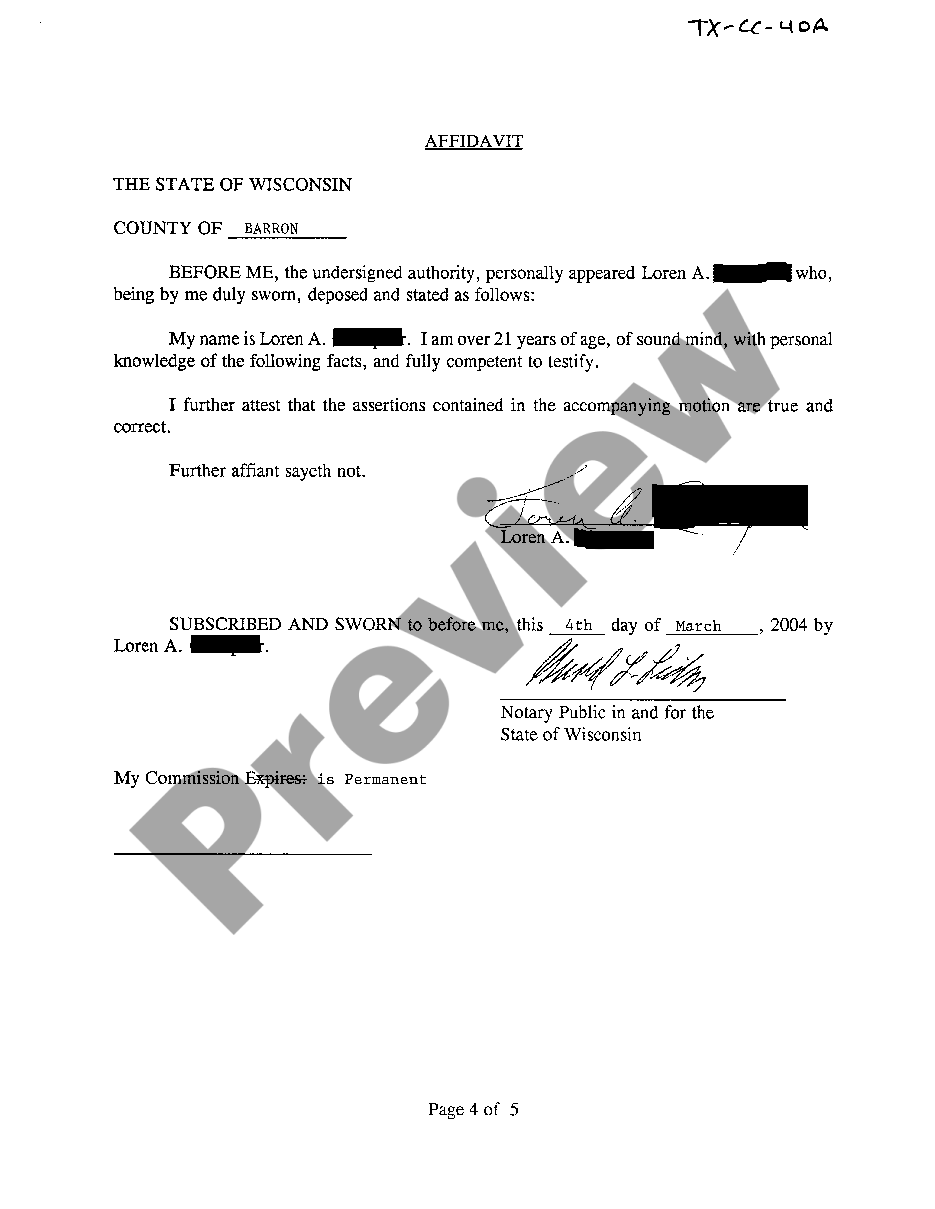 General Affidavit Of Fact Form Texas Affidavitformnet Images