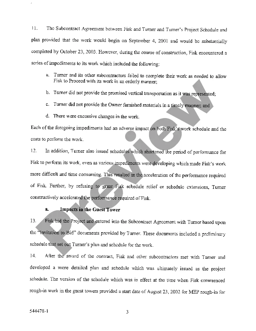 Preview A01 Original Petition for Breach of Bid Contract