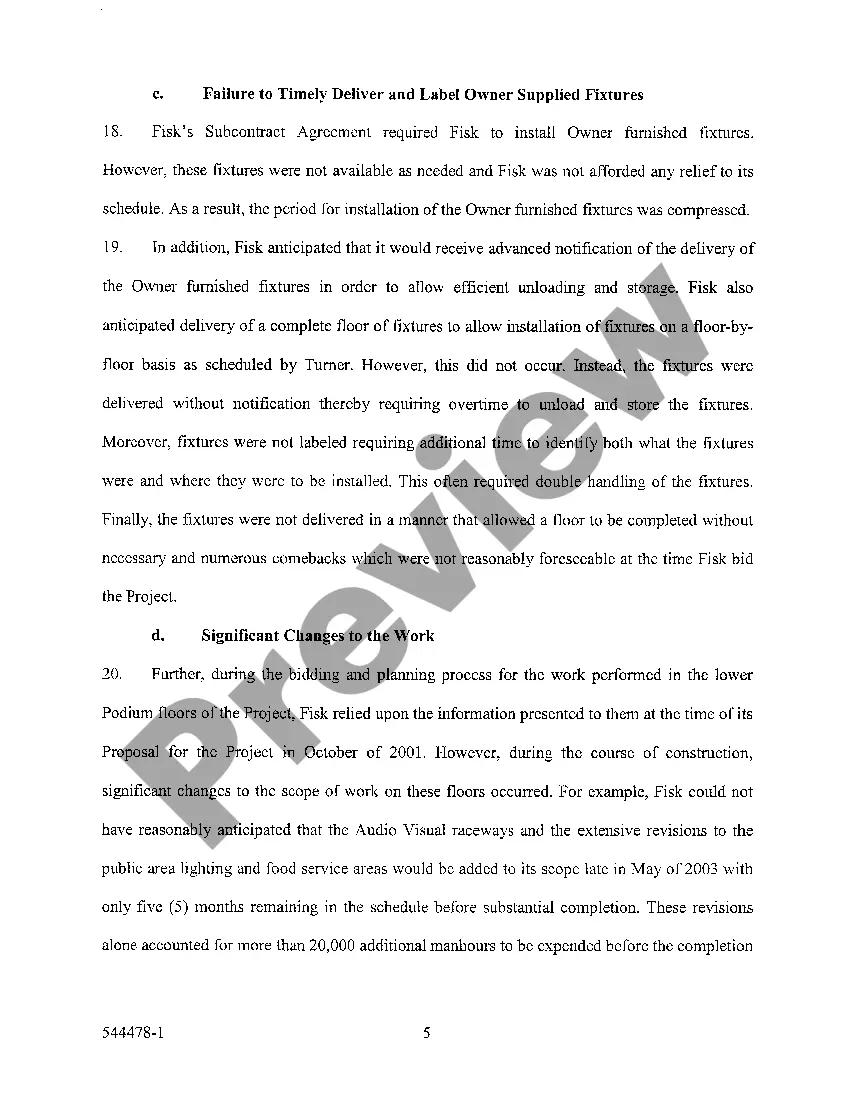 Preview A01 Original Petition for Breach of Bid Contract