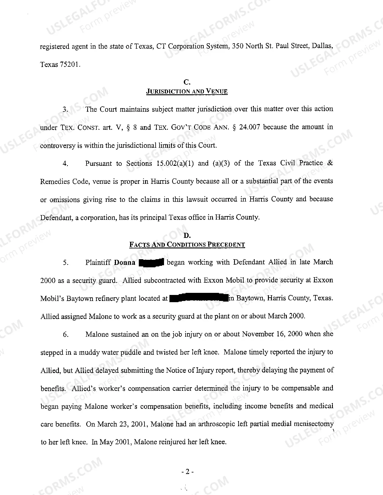 Preview A01 Plaintiffs Original Petition Jury Demand and Request for Disclosure