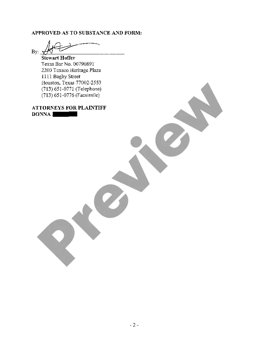 Preview A08 Order Granting Nonsuit with Prejudice