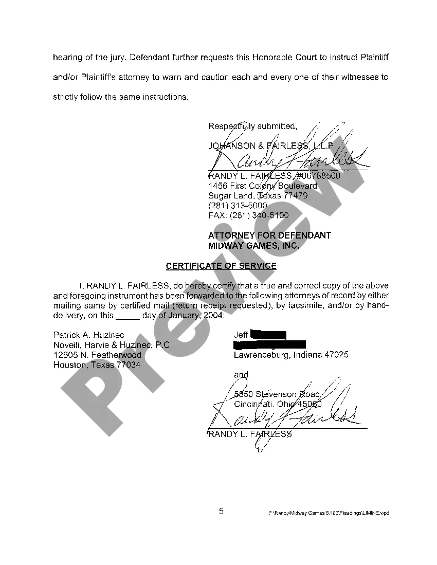 Get A04 Defendant's Trial Exhibit List Preview A04 Defendant's Trial Exhibit List