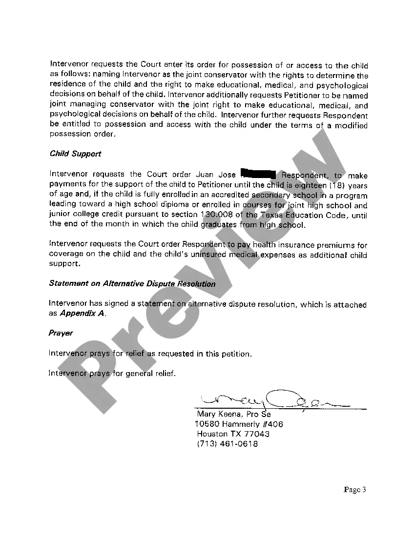 Preview A11 Petition in Intervention